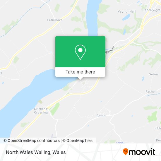 North Wales Walling map