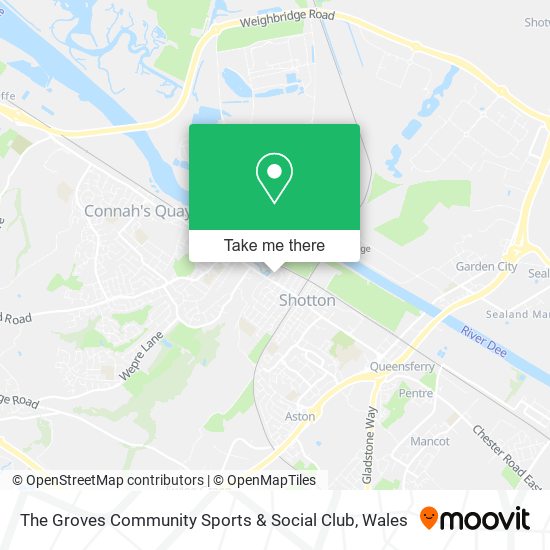 The Groves Community Sports & Social Club map