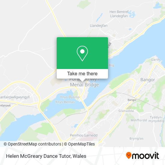 Helen McGreary Dance Tutor map