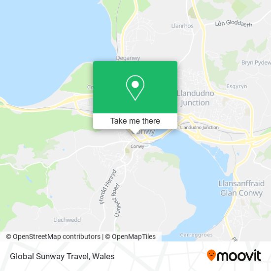 Global Sunway Travel map