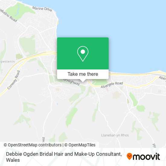 Debbie Ogden Bridal Hair and Make-Up Consultant map