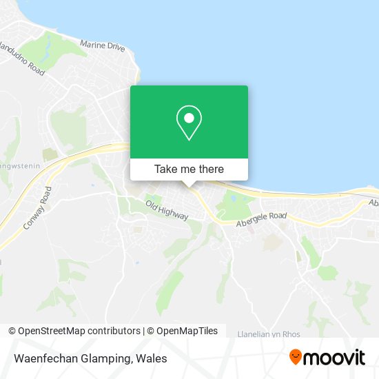 Waenfechan Glamping map