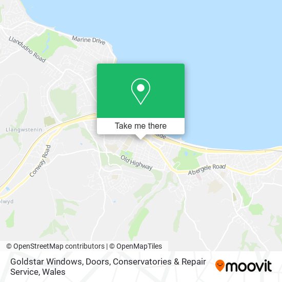 Goldstar Windows, Doors, Conservatories & Repair Service map