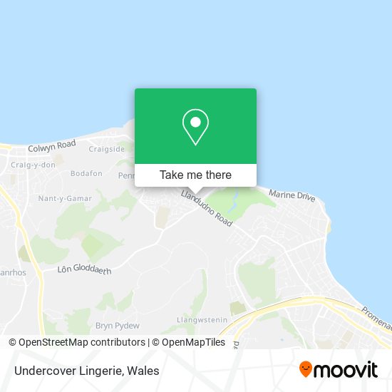 Undercover Lingerie map