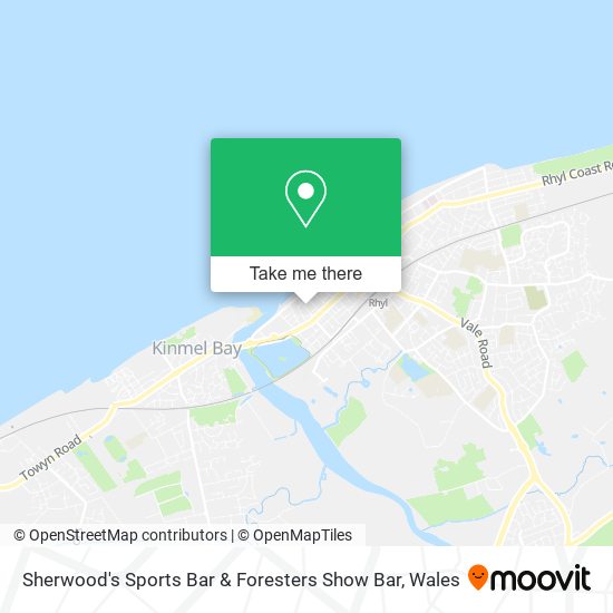 Sherwood's Sports Bar & Foresters Show Bar map