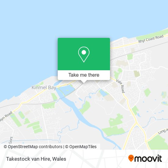 Takestock van Hire map