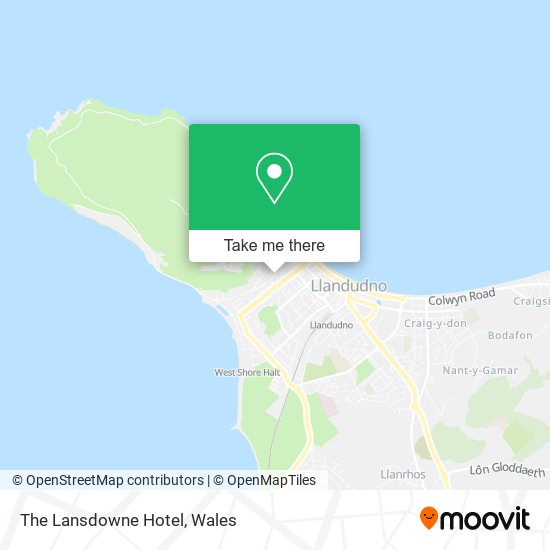 The Lansdowne Hotel map