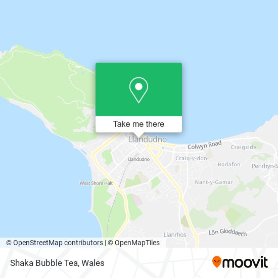 Shaka Bubble Tea map