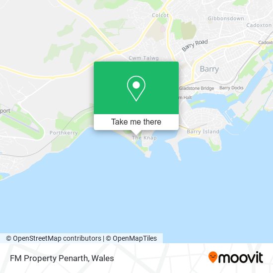 FM Property Penarth map