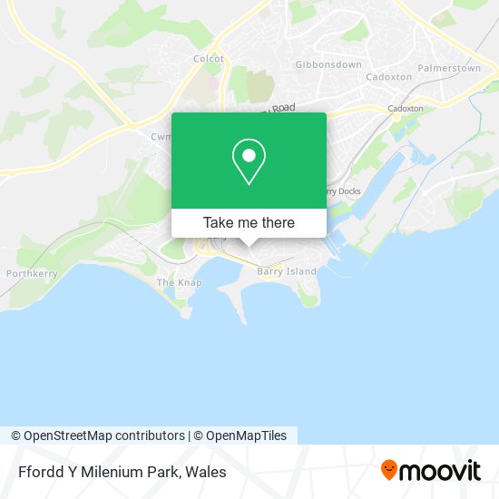 Ffordd Y Milenium Park map
