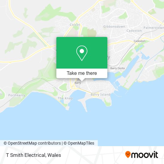 T Smith Electrical map