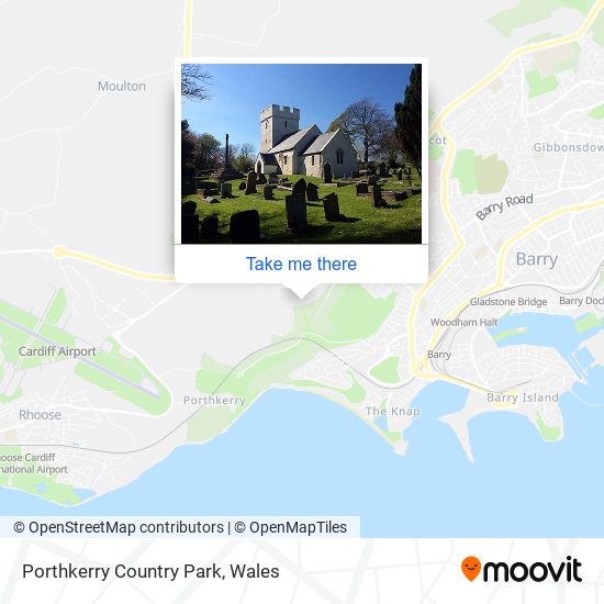 Porthkerry Country Park map
