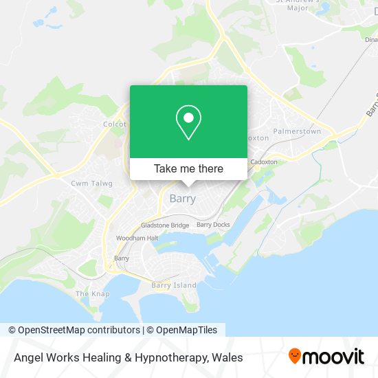 Angel Works Healing & Hypnotherapy map