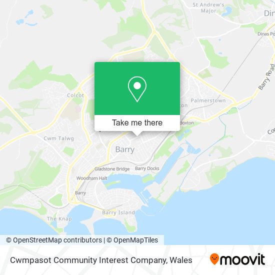 Cwmpasot Community Interest Company map