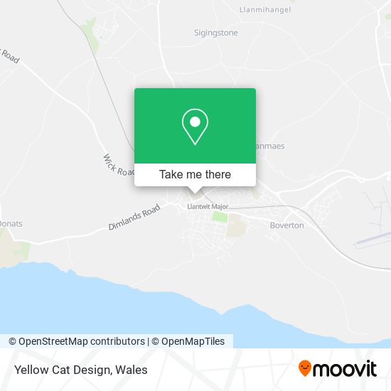 Yellow Cat Design map