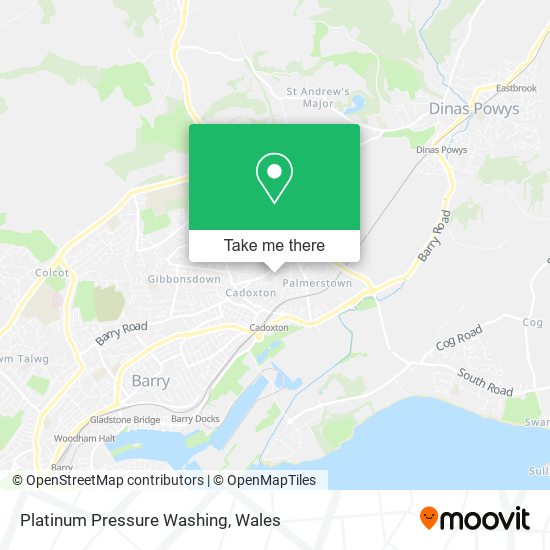 Platinum Pressure Washing map