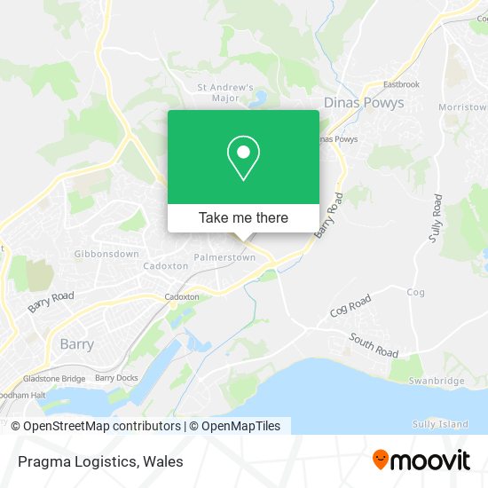 Pragma Logistics map