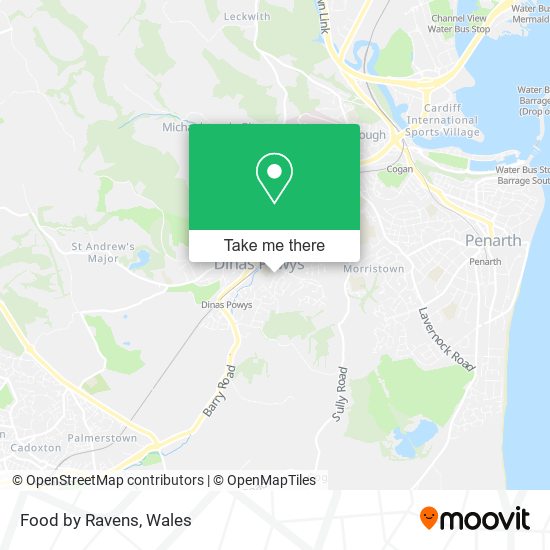 Food by Ravens map