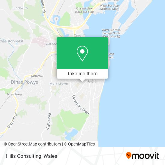 Hills Consulting map