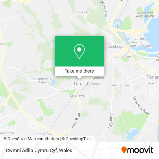 Cwmni Adlib Cymru Cyf map