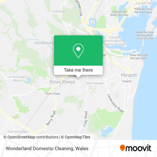 Wonderland Domestic Cleaning map
