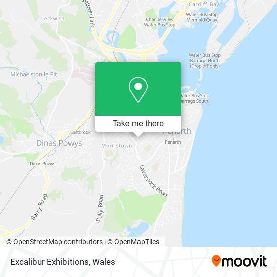 Excalibur Exhibitions map