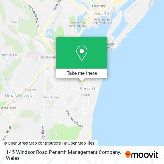 145 Windsor Road Penarth Management Company map