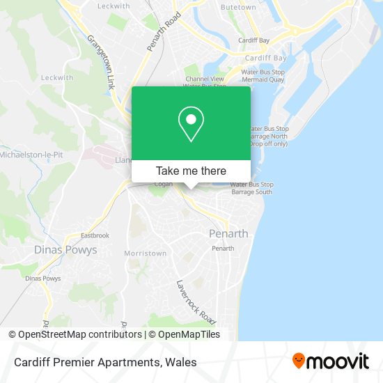 Cardiff Premier Apartments map