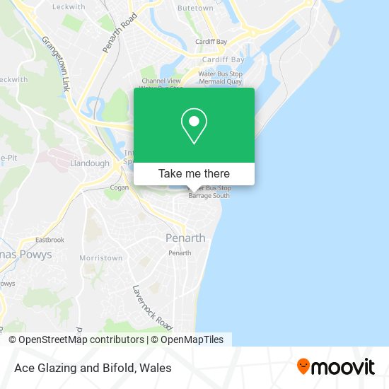 Ace Glazing and Bifold map