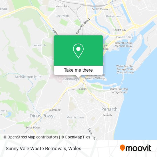 Sunny Vale Waste Removals map