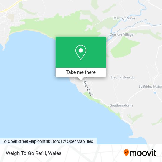 Weigh To Go Refill map