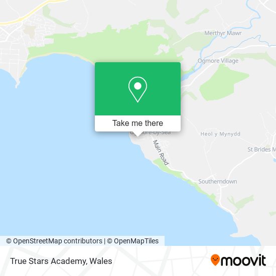 True Stars Academy map