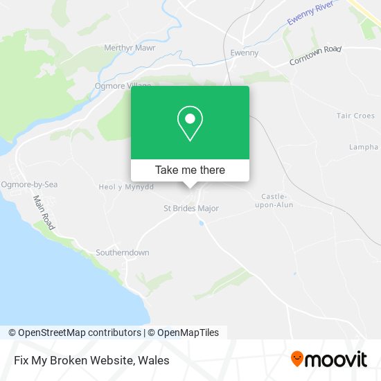 Fix My Broken Website map