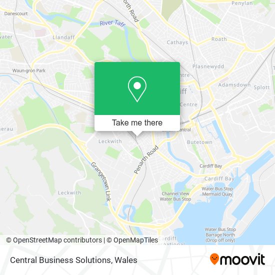 Central Business Solutions map