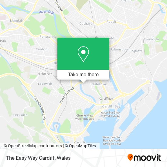 The Easy Way Cardiff map