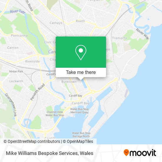Mike Williams Bespoke Services map