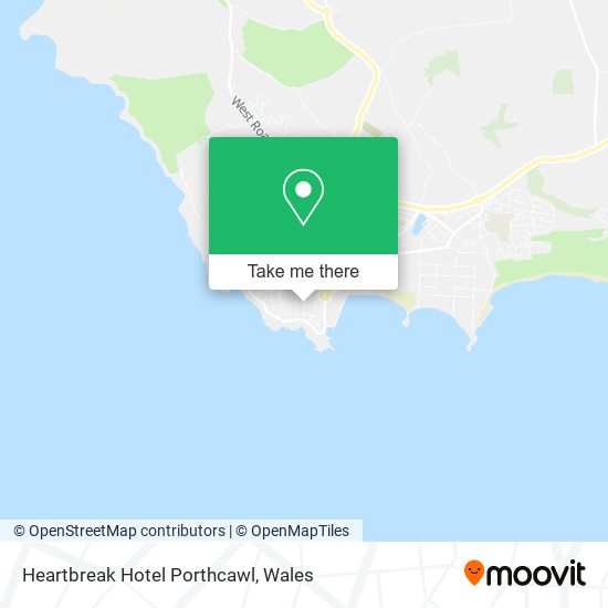 Heartbreak Hotel Porthcawl map