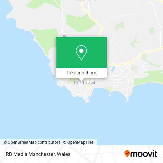 RB Media Manchester map