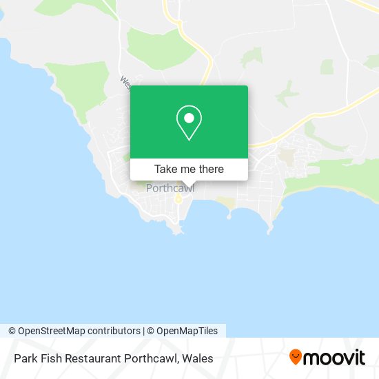 Park Fish Restaurant Porthcawl map
