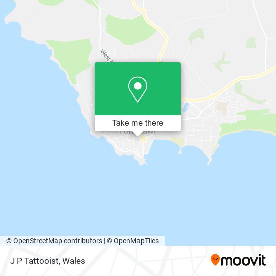 J P Tattooist map