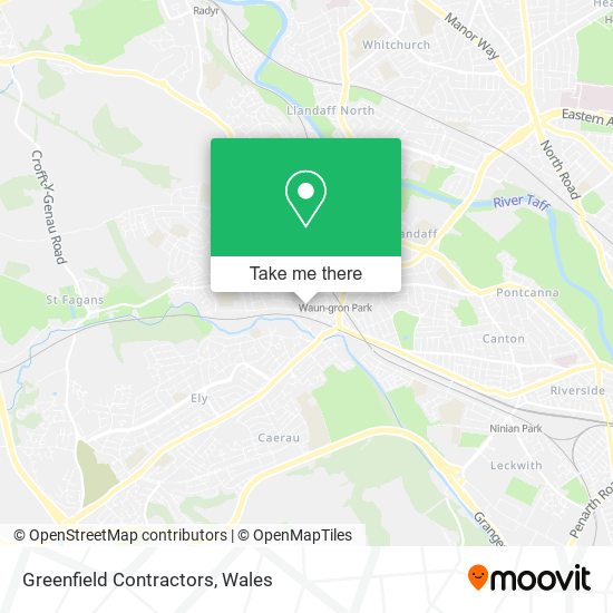 Greenfield Contractors map