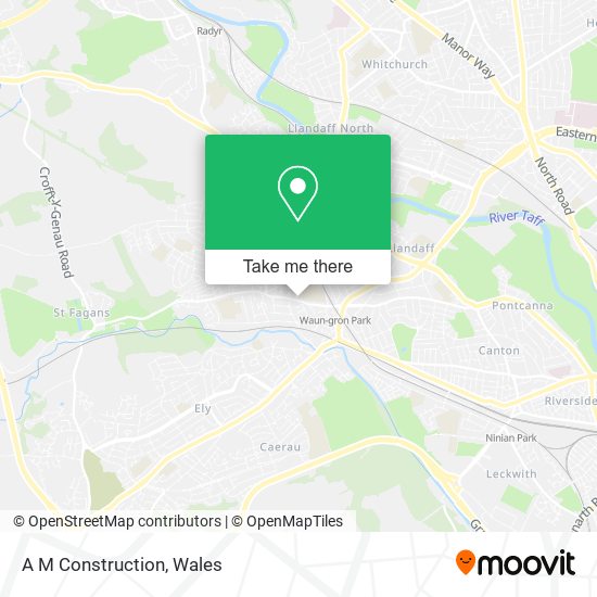 A M Construction map