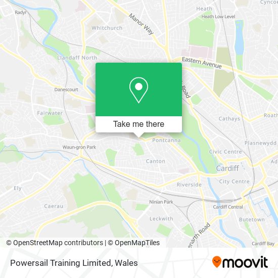 Powersail Training Limited map