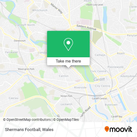 Shermans Football map