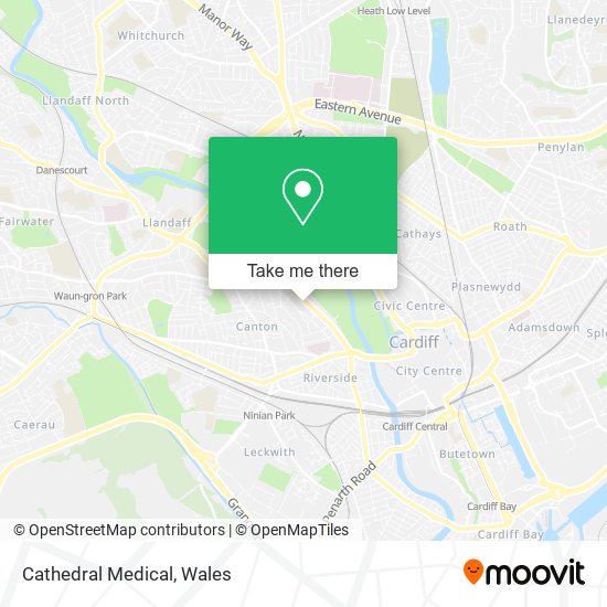 Cathedral Medical map