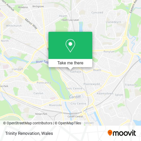 Trinity Renovation map