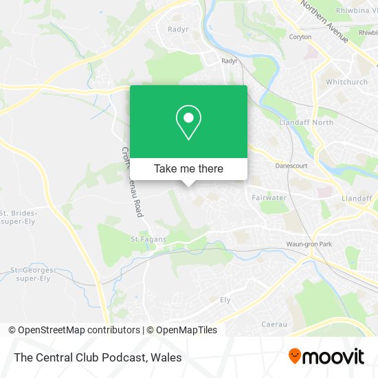 The Central Club Podcast map