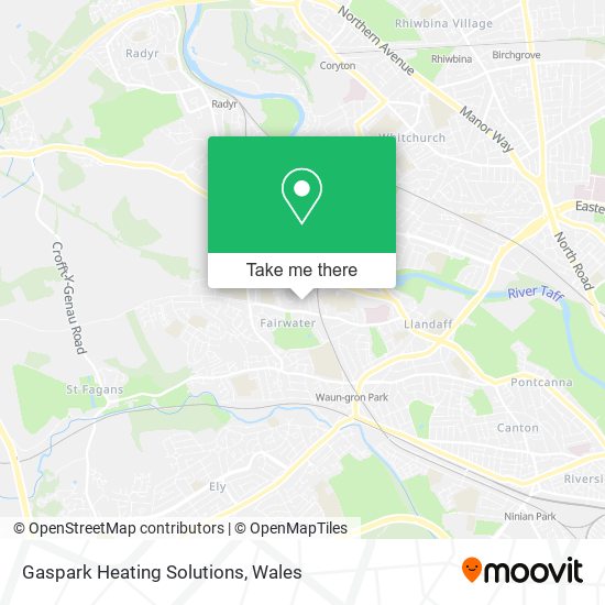 Gaspark Heating Solutions map