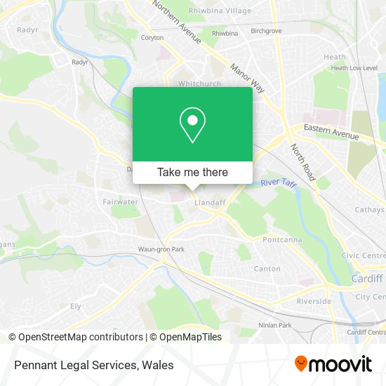 Pennant Legal Services map