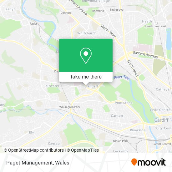 Paget Management map